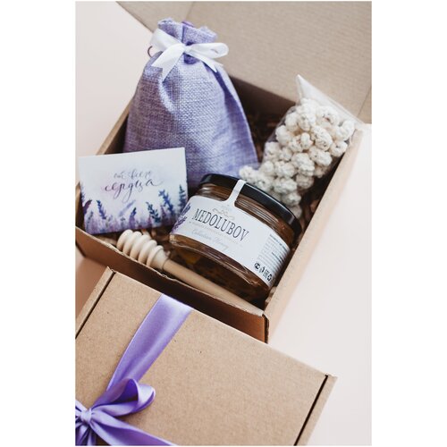 Подарочный набор для женщины, учителя, воспитателя, подруге, врачу/ Комплимент лавандовый/ Тепло внутри
