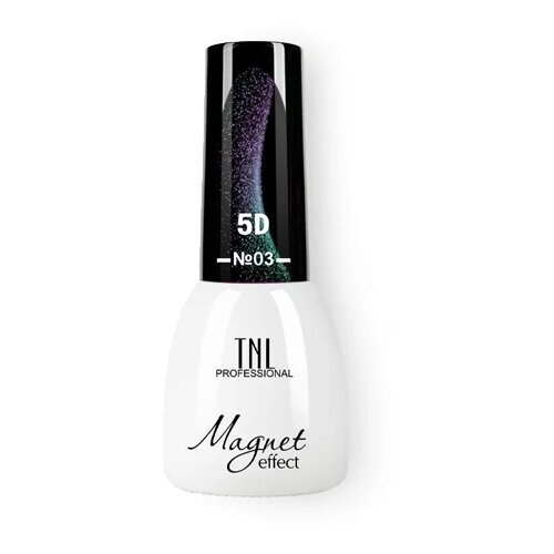 Купить TNL Professional Гель-лак Magnet effect 5D, 7 мл, 01 песочно-оливковый, золотистый