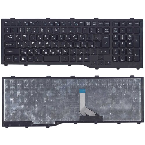 Клавиатура для ноутбука Fujitsu Lifebook AH532 NH532 черная new laptop russian keyboard for fujitsu lifebook ah532 a532 n532 nh532 mp 11l63su d85 cp569151 01 ru keyboard black
