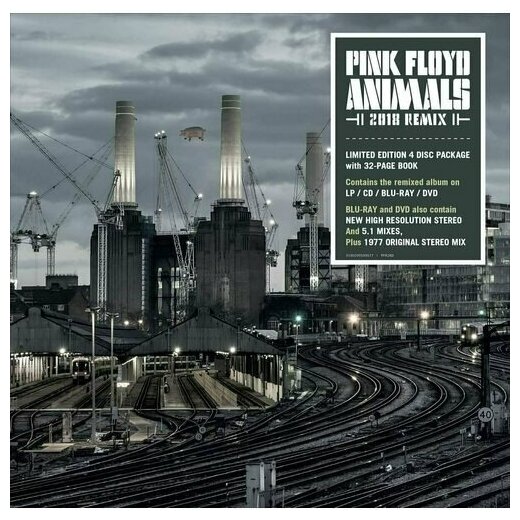 Виниловая пластинка Pink Floyd – Animals (2018 Remix) (LP+CD+DVD+BR)