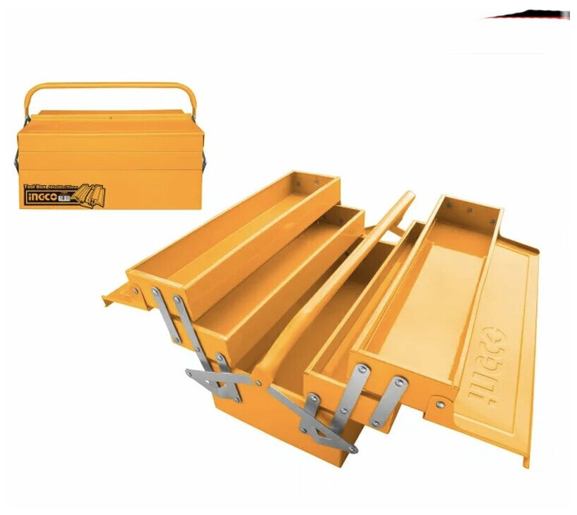 Ящик для инструмента металлический INGCO INDUSTRIAL HTB03 404х200х205 мм