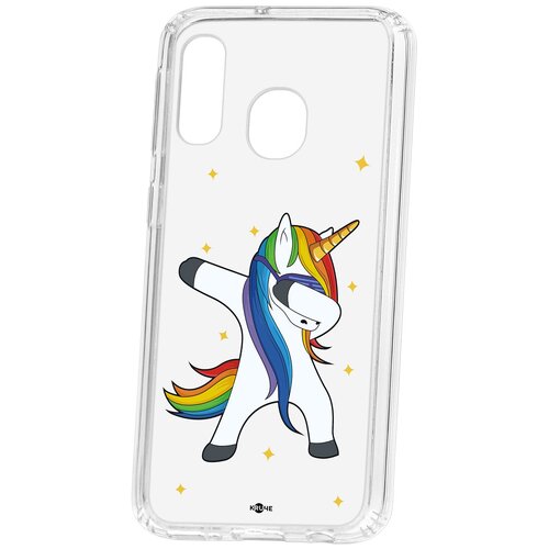 фото Чехол на samsung galaxy a40 2019 kruche print единорожка кruче
