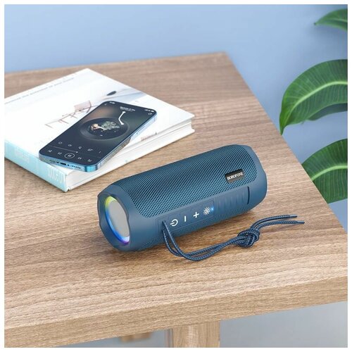 Блютуз колонка переносная портативная беспроводная музыкальная AUX TWS Bluetooth FM USB microSD для телефона Айфон и Андроид 161000₽