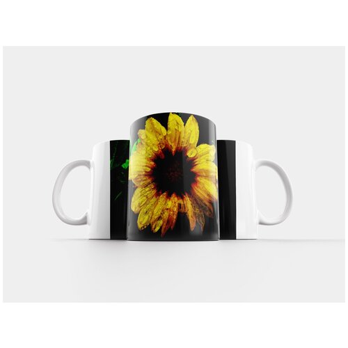 фото Кружка "цветок, желтый, капли" 320 мл lotsprints