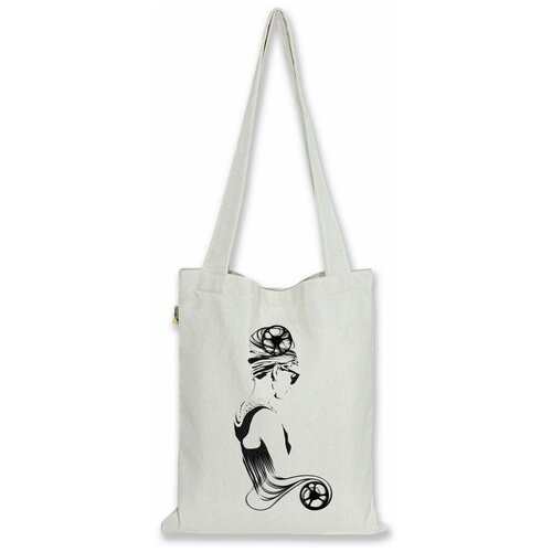 фото Сумка-шоппер штучки, к которым тянутся ручки "кинолента" штучки, к которым тянутся ручки,штучки, к которыми тянутся ручки