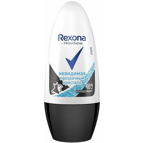 REXONA Дезодорант женский роликовый 50 мл пласт. кристально чистый бриллиант