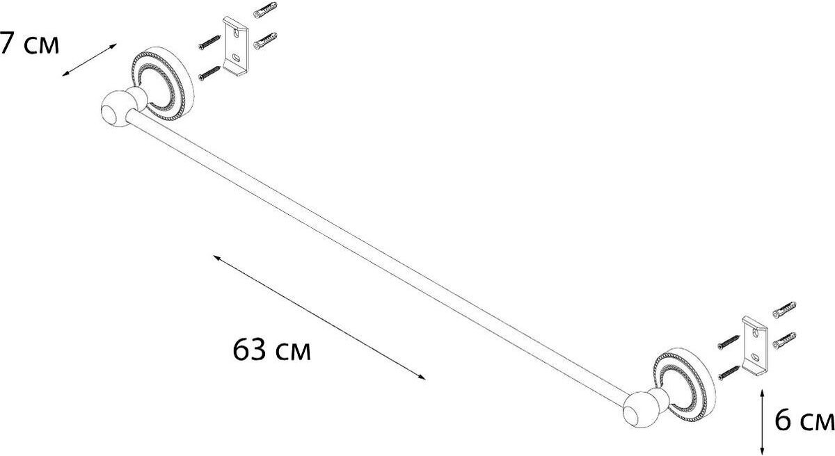 Держатель для полотенец Fixsen - фото №7