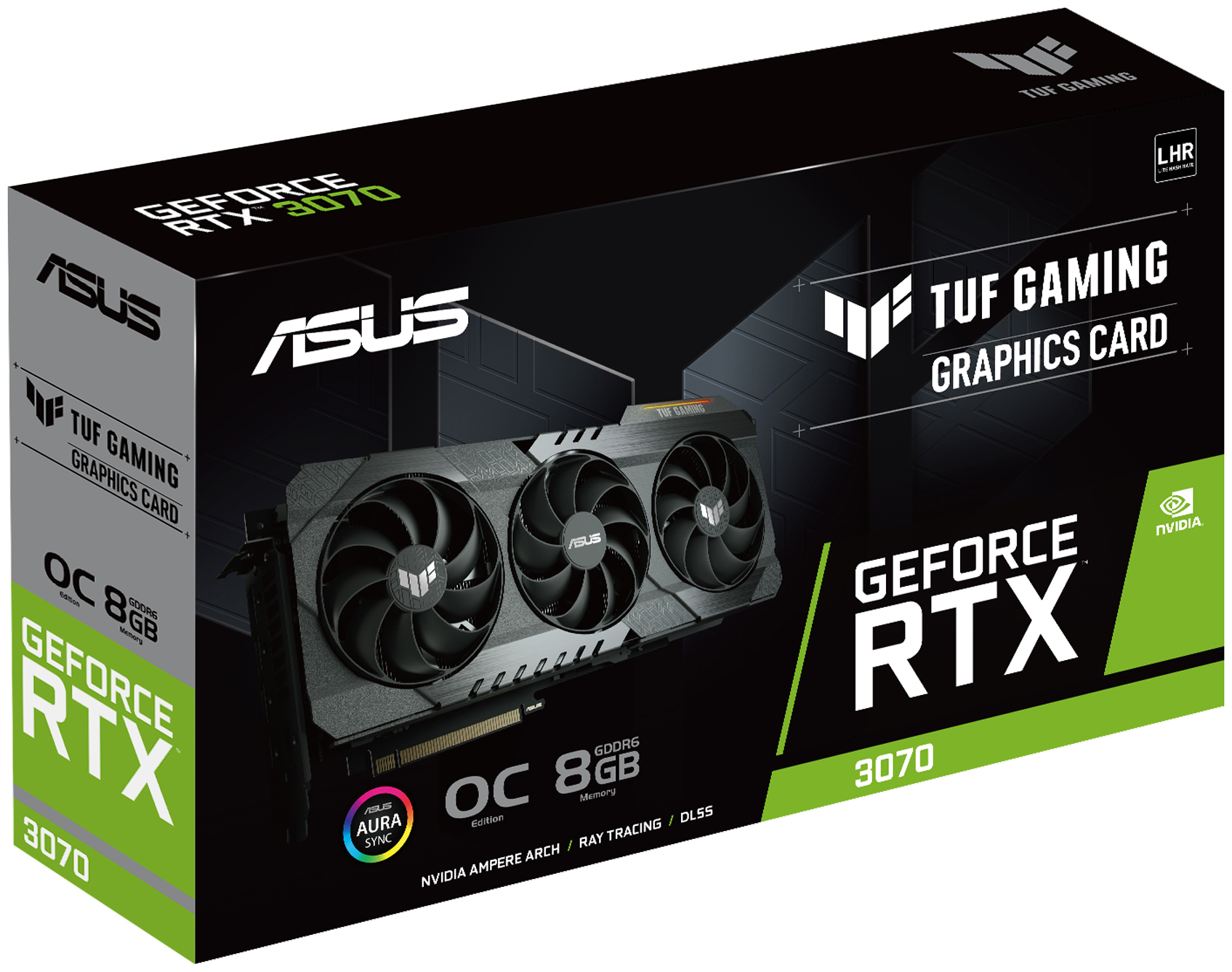 Видеокарта ASUS NVIDIA GeForce RTX 3070, , 8ГБ, GDDR6, OC, LHR, Ret - фото №4