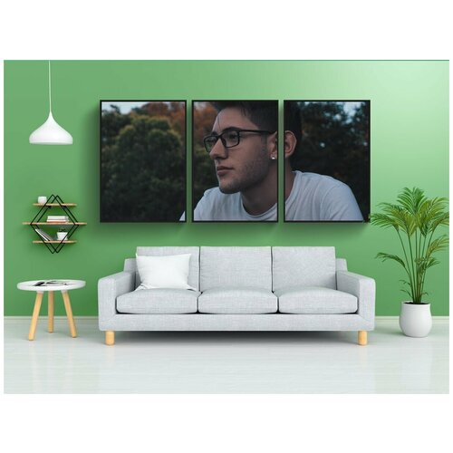 фото Набор модулных постеров для интерьера "гай, фото m, портрет" 60x90 см. в тубусе, без рамки lotsprints