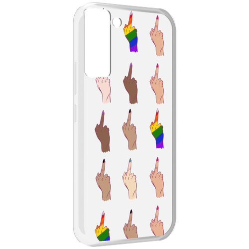 Чехол MyPads разноцветные-руки для Tecno Pop 5 LTE / Pop 5 Pro задняя-панель-накладка-бампер чехол mypads плохие руки женский для tecno pop 5 lte pop 5 pro задняя панель накладка бампер