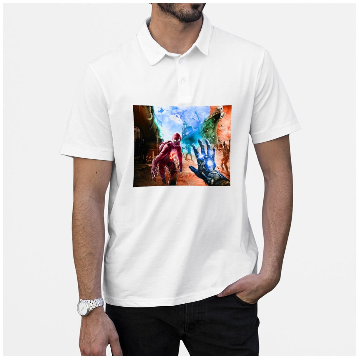 Рубашка- поло CoolPodarok Дэдпул 