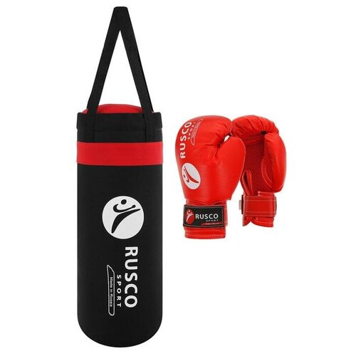 Набор для бокса RUSCO SPORT Набор для бокса RUSCO SPORT 4oz, 1.32 кг, черный/красный набор для бокса детский 4oz