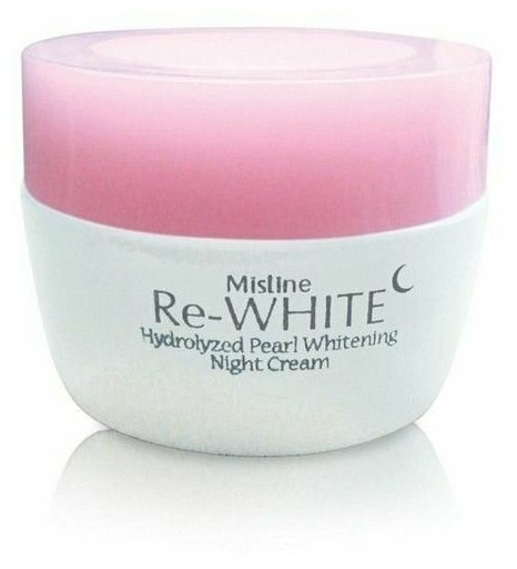 Ночной отбеливающий крем для лица Mistine Re-white Night Cream. 30 мл