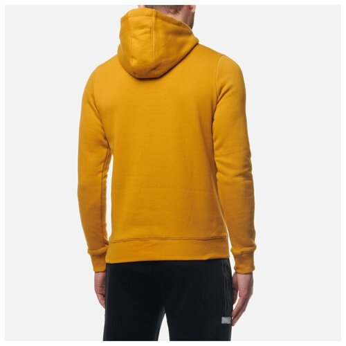 фото Мужская толстовка umbro fw large logo hoodie жёлтый, размер m