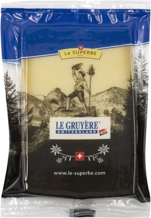 Сыр Le Superbe Грюйер полутвердый 50% 195г