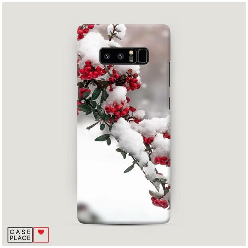 фото Чехол пластиковый samsung galaxy note 8 зима 8 case place