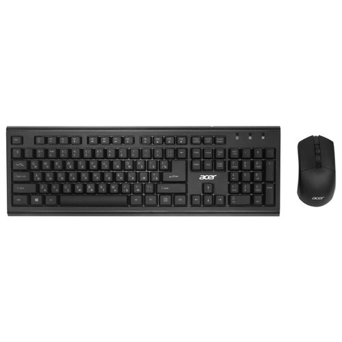 Набор клавиатура+мышь Acer OKR120 клав: black мышь: black USB//(ZL. KBDEE.007)