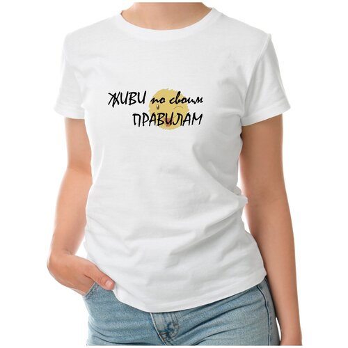 фото Футболка roly, размер s, белый