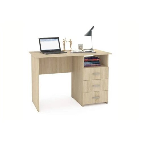 фото Комфорт 10 ск стол письменный моби (дуб сонома) mobi