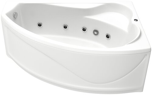Акриловая ванна Bas Николь 170 см R с г/м