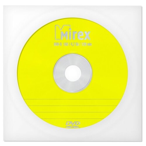 комплект 3 штук носители информации dvd r 16x mirex конверт 1 ul130003a1c Носители информации DVD-R, 16x, Mirex, конверт/1, UL130003A1C