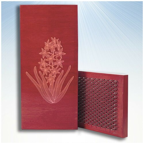 фото Доска садху с динамическими гвоздями, растения цветы - 1247 красная goodwood