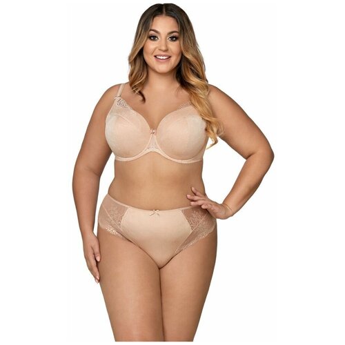 фото Трусики-слип из мягкого жаккардового трикотажа и кружева ava lingerie