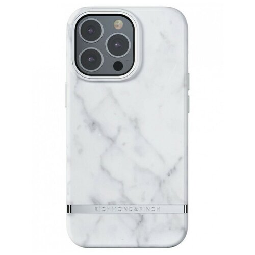 фото Чехол richmond & finch для iphone 13 pro, цвет "белый мрамор" (white marble) (r47037)
