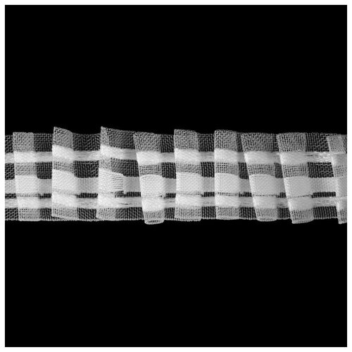 One Day Шторная лента 3 см 10 1 м цвет белый 486₽