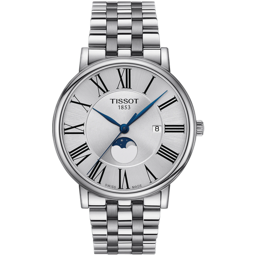 Наручные часы TISSOT T-Classic, серый, серебряный наручные часы tissot t063 t classic tradition t063 210 11 057 00