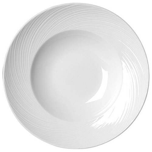 Тарелка глубокая «Спайро», 0,45 л, 30 см, белый, фарфор, 9032 C977, Steelite