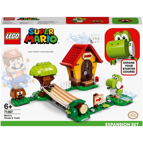 Конструктор LEGO Super Mario 71367 Дом Марио и Йоши. Дополнительный набор, 205 дет. конструrтор lego super mario 30509 желтое фруктовое дерево йоши