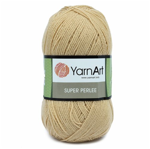 Пряжа YarnArt Super Perlee 100гр 400м (100% акрил) (805 светло-бежевый) 5 шт