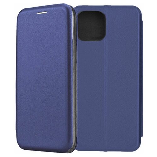 Чехол-книжка Fashion Case для Xiaomi 11 Lite 5G NE синий чехол книжка fashion case для xiaomi mi 11 lite ne темно синий