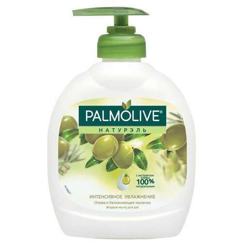 Мыло жидкое PALMOLIVE 300мл Олива+увлажняющее молочко с дозатором 2 шт. жидкое мыло palmolive нейтрализующее запах с экстрактом лайма для кухни 300 мл олива и увлажняющее молочко 300 мл