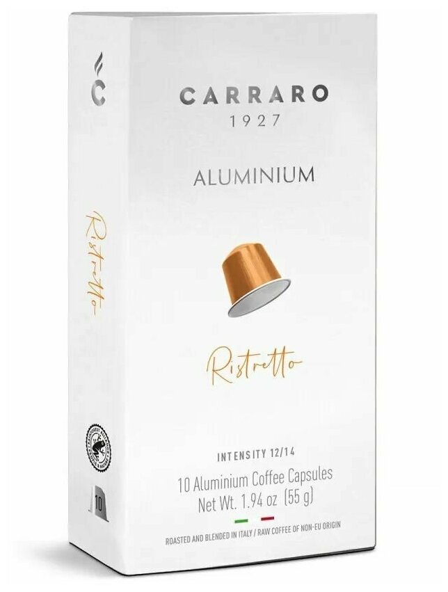 Набор кофе в капсулах Carraro Dolci Arabica Nespresso, 10 капсул, 4 упаковки - фотография № 4