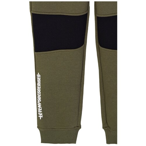 фото Брюки спортивные pbwaybo для мальчика le temps des cerises зеленого цвета 14 лет