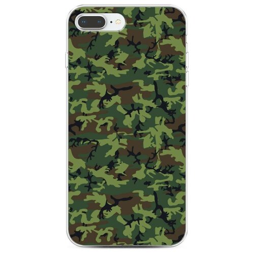 фото Силиконовый чехол "камуфляж ветки" на apple iphone 8 plus / айфон 8 plus case place
