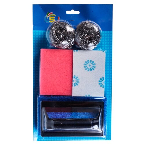 фото Набор для мытья посуды и кухонных поверхностей household lsj 5 предметов