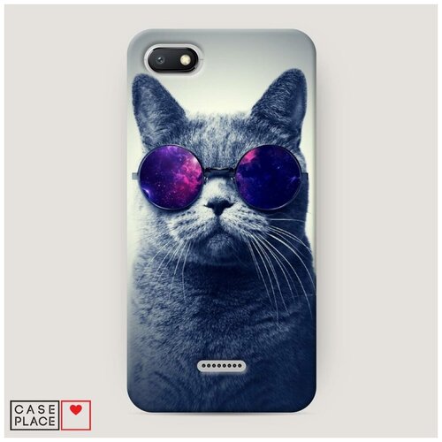фото Чехол пластиковый xiaomi redmi 6a космический кот case place