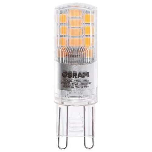 фото Лампа светодиодная osram, g9, 2.6 вт, 320 лм, свет тёплый белый