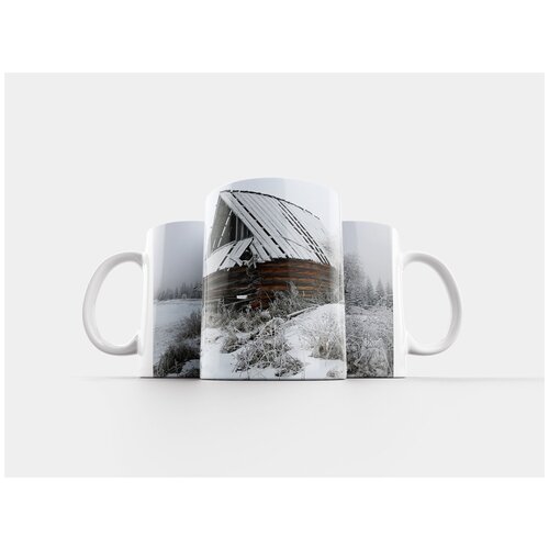 фото Кружка "старый дом, зима, крах" 320 мл lotsprints