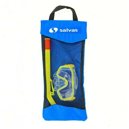 фото Набор для плавания salvas easy set , арт.ea505c1tgstb, р. junior, желтый в сетч. сумке