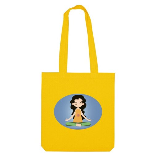 фото Сумка шоппер us basic, желтый