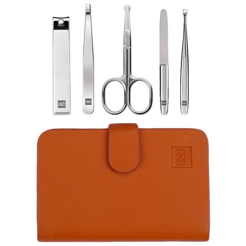 фото Маникюрный набор xiaomi huo hou stainless steel nail clippers (5 in 1)