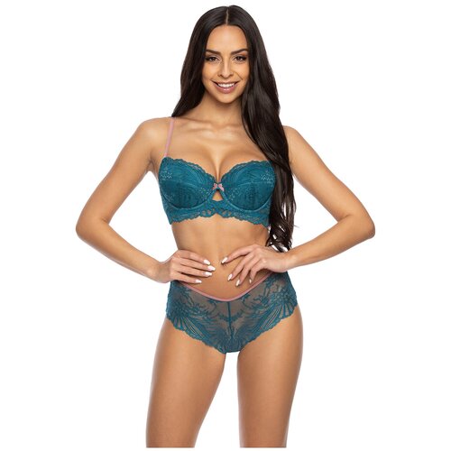 фото Трусы слипы mat lingerie, размер 38, бирюзовый