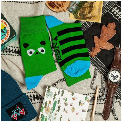 фото Носки unisex st. friday socks бамбук панда, размер 42-46