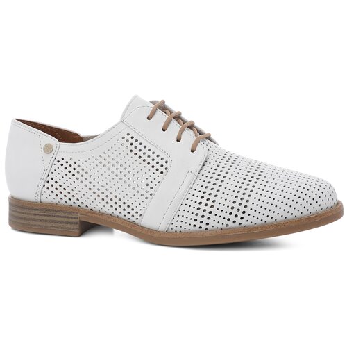 фото Полуботинки дерби tamaris , размер 39 , белый