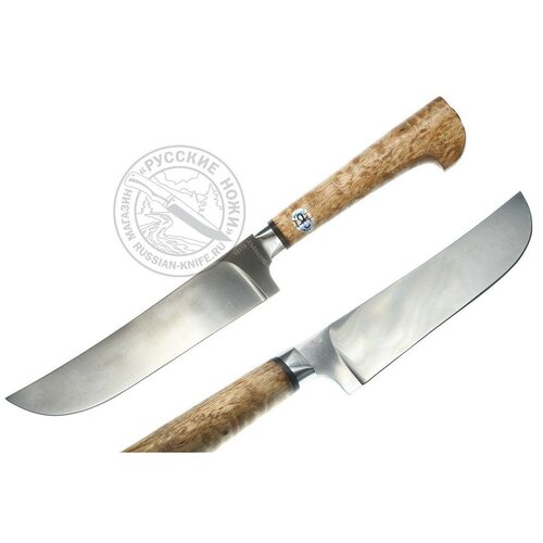 - Нож Пчак (сталь 95Х18), карельская береза, компания АИР нож разделочный пчак карельская береза алюминий аир