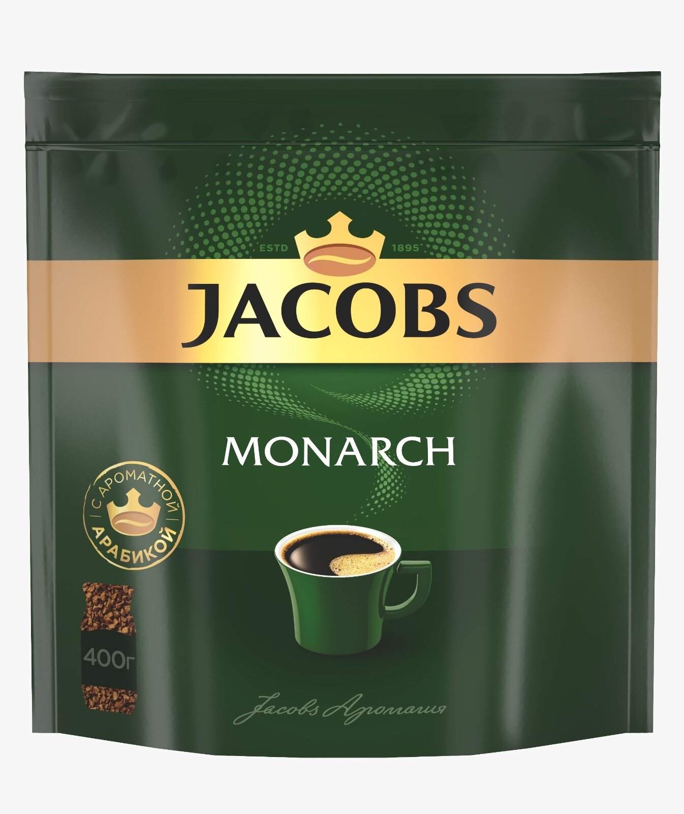 Кофе растворимый JACOBS MONARCH 400 г